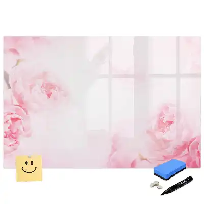 Tablă cu marker și design cu muguri înfloriți