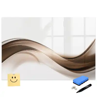 Tablă magnetică cu forme liniare abstracte