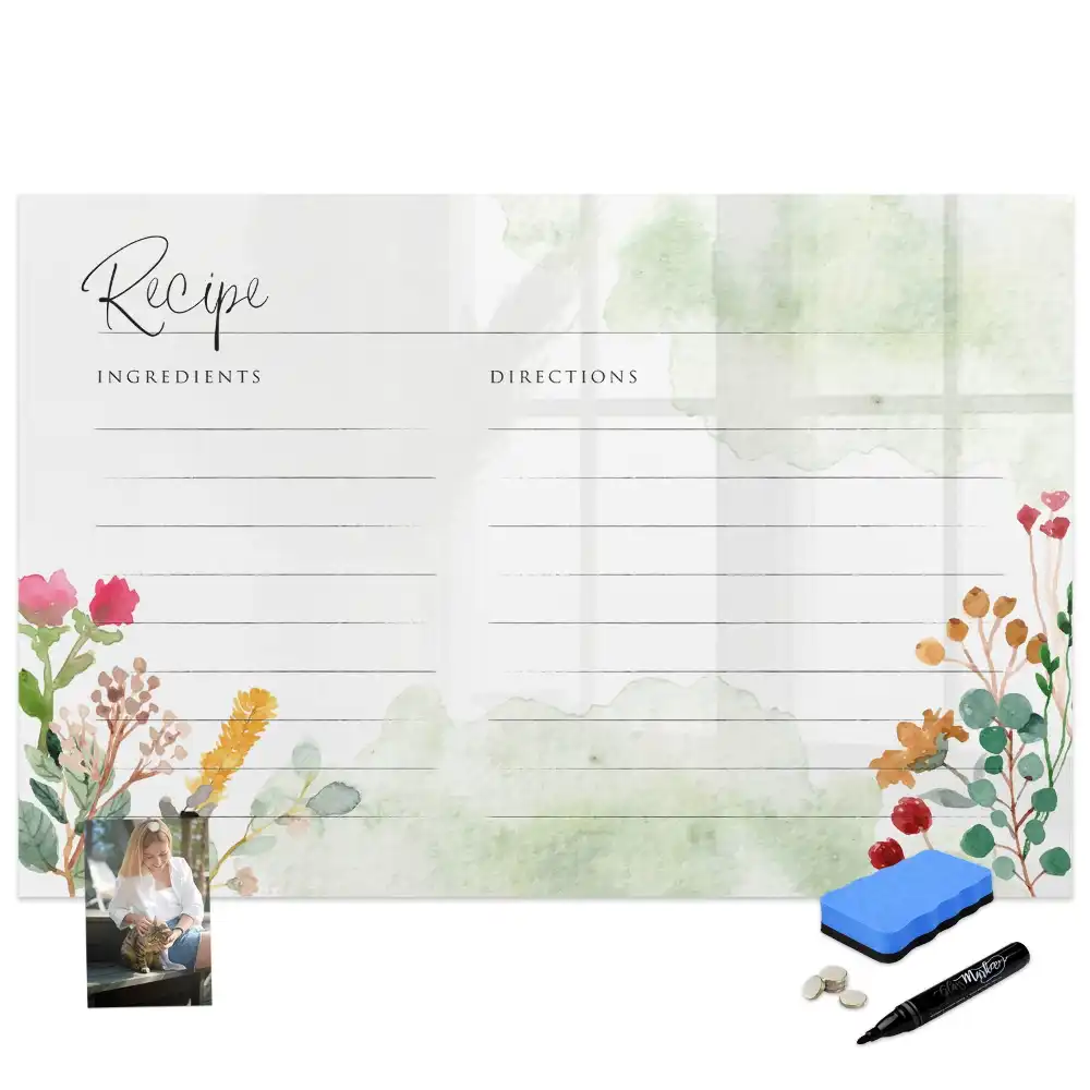 Tablă magnetică pentru notițe cu design spațial pentru bucătărie