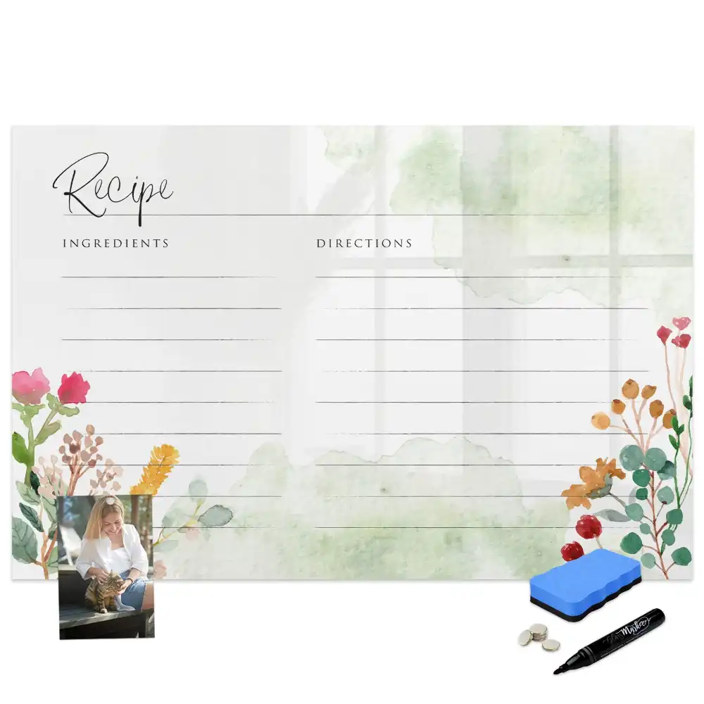 Tablă magnetică pentru notițe cu design spațial pentru bucătărie