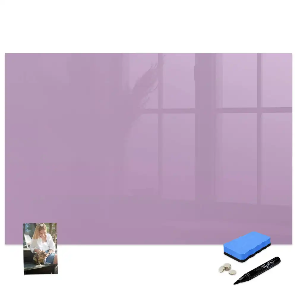 Tablă magnetică pentru marker de culoare liliachie
