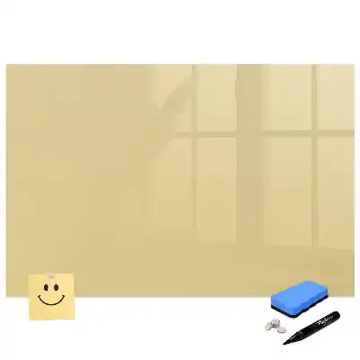 Tablă magnetică pentru marker de culoare crem