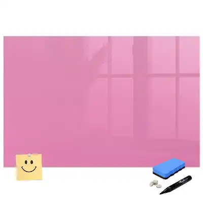 Tablă magnetică pentru marker de culoare roz