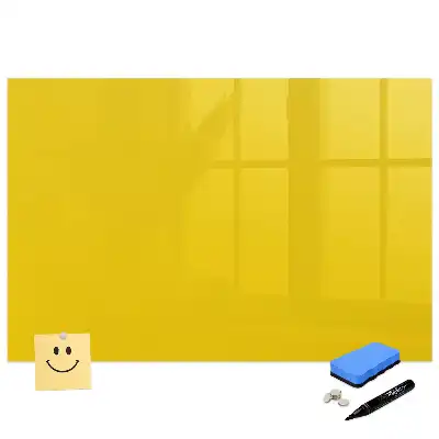Tablă magnetică galben deschis