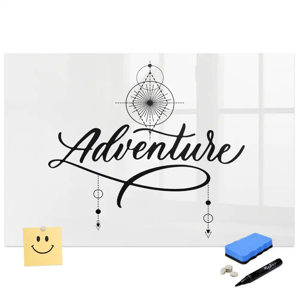 Tablă magnetică de scris Chemarea aventurii