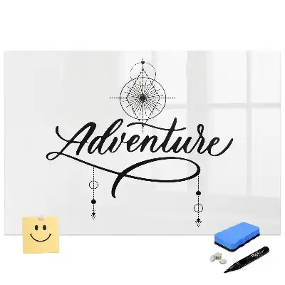 Tablă magnetică de scris Chemarea aventurii