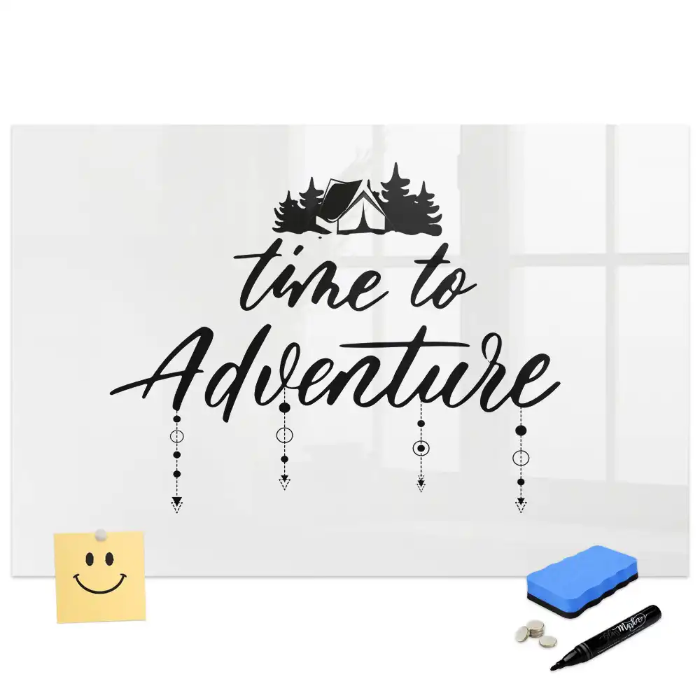 Tablă magnetică pentru magneți Timp pentru aventură