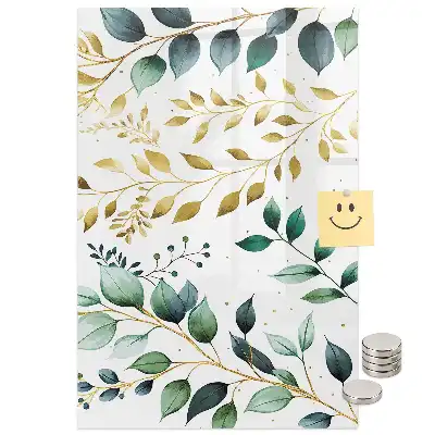 Tablă magnetică de perete cu model floral