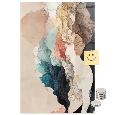 Tablă magnetică cu model cu pete colorate