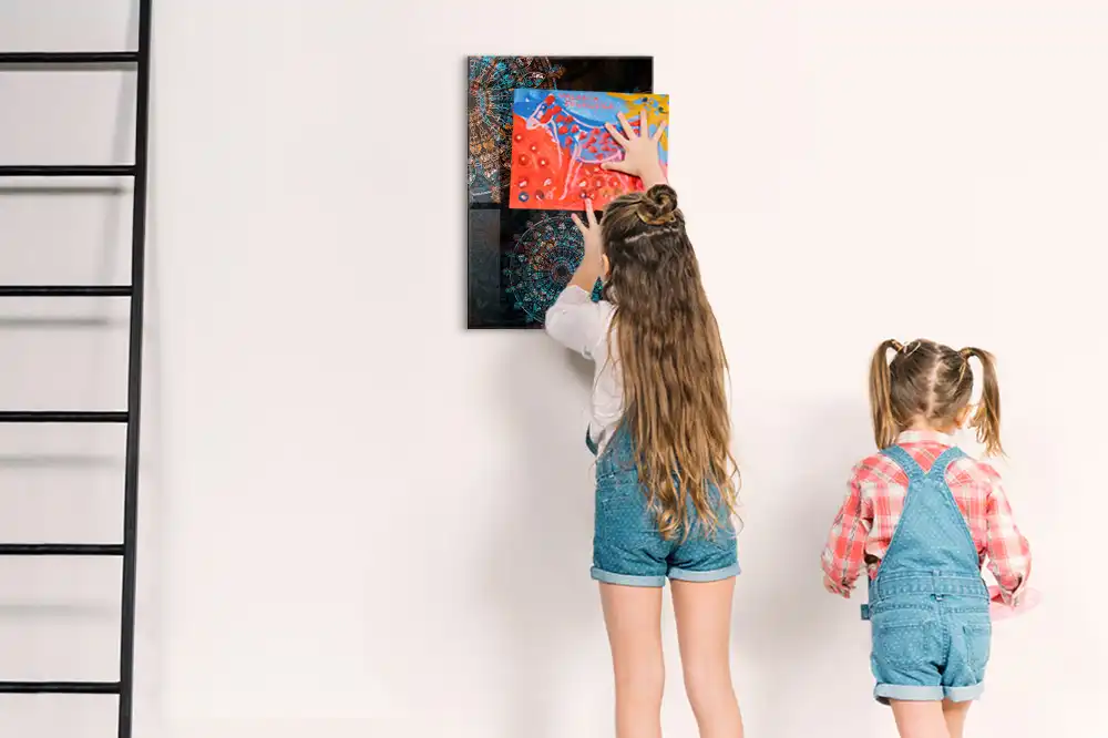 Tablă magnetică decorativă cu model mandala