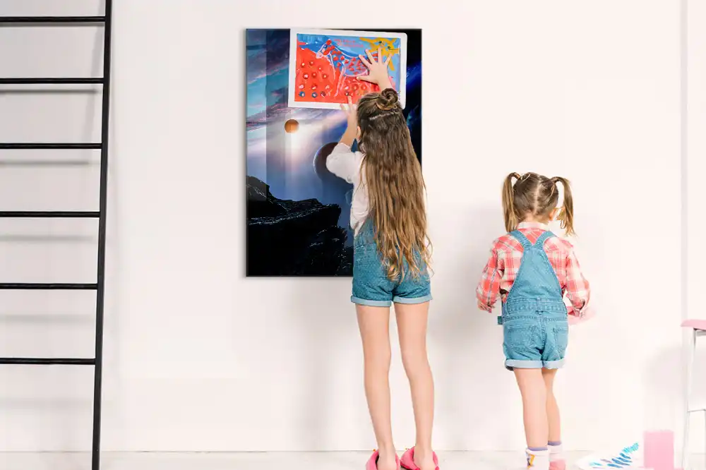 Tablă magnetică de perete cu model galaxie cosmică