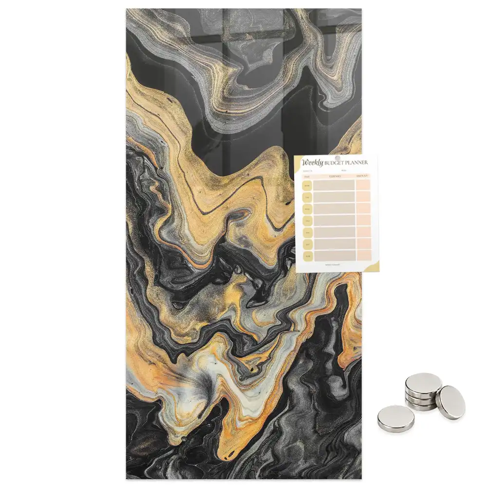 Tablă magnetică de perete cu model abstract