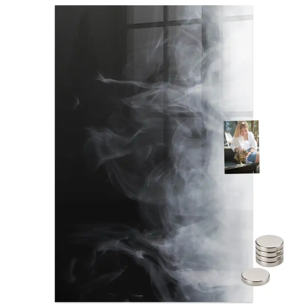 Tablă magnetică cu model dâre de fum