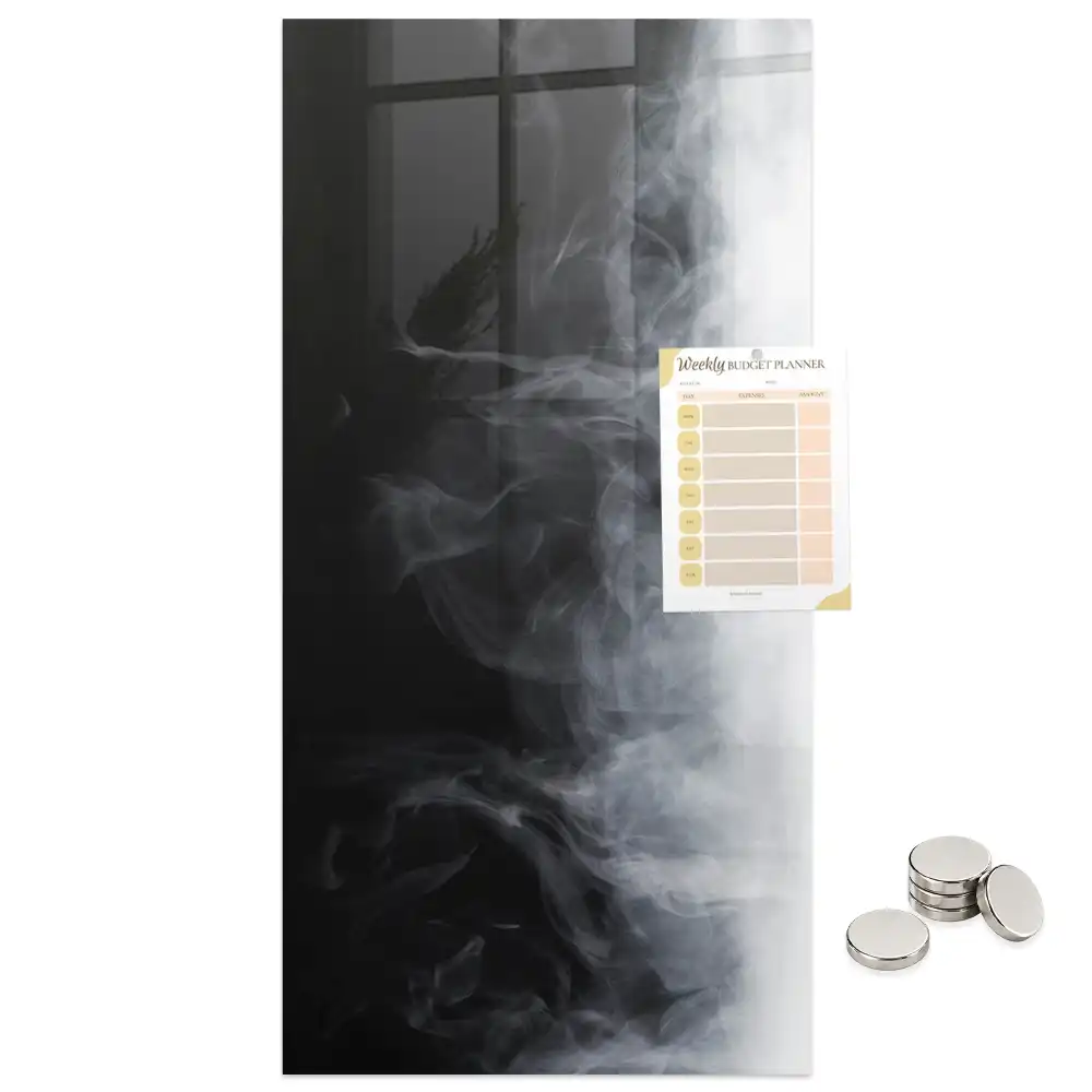 Tablă magnetică cu model dâre de fum