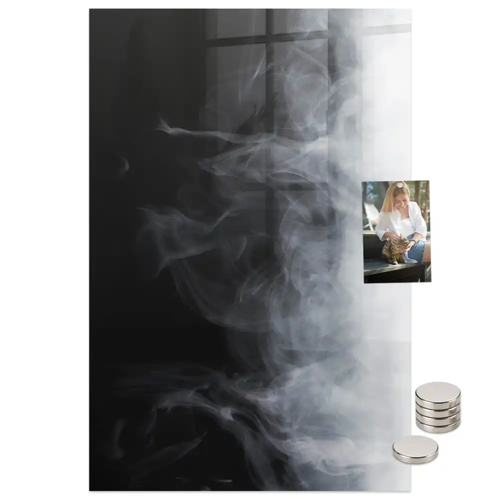 Tablă magnetică cu model dâre de fum