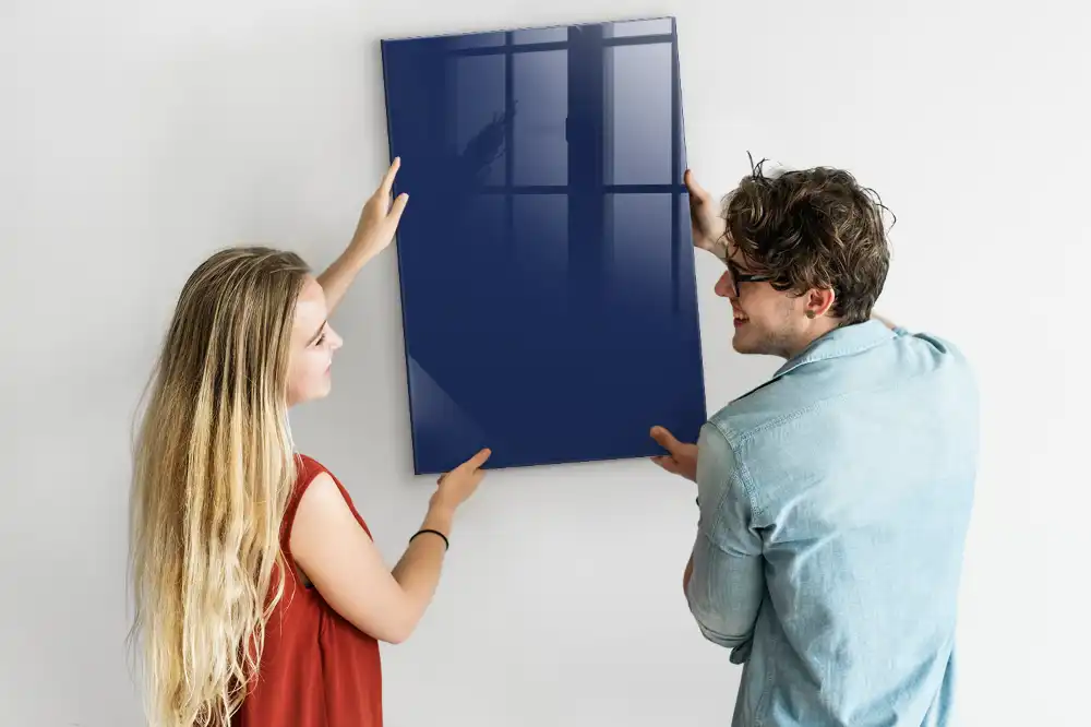 Tablă magnetică de perete bleumarin