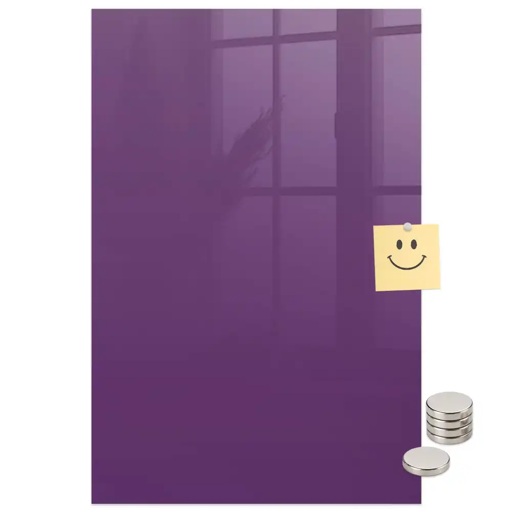 Tablă magnetică de perete violet