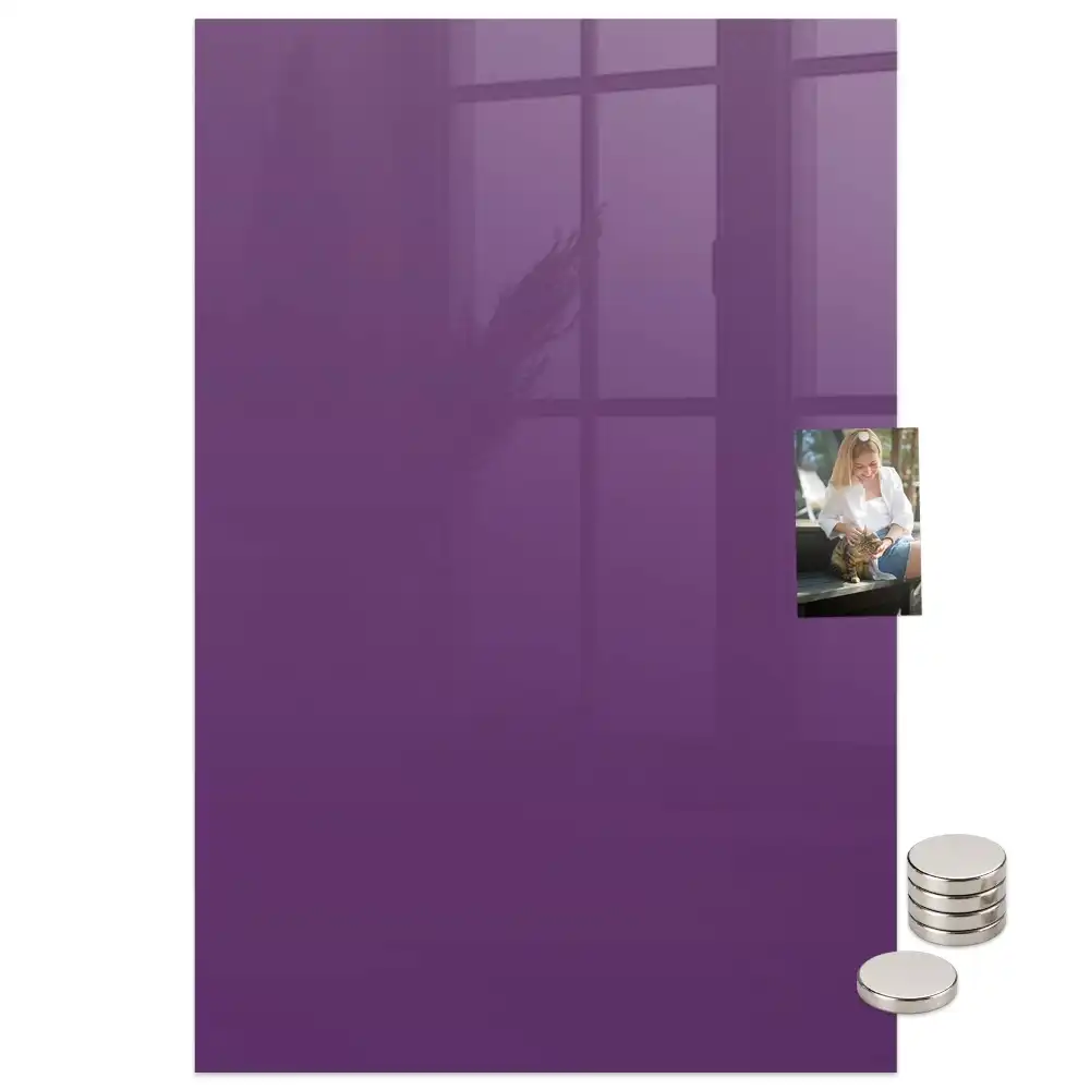 Tablă magnetică de perete violet