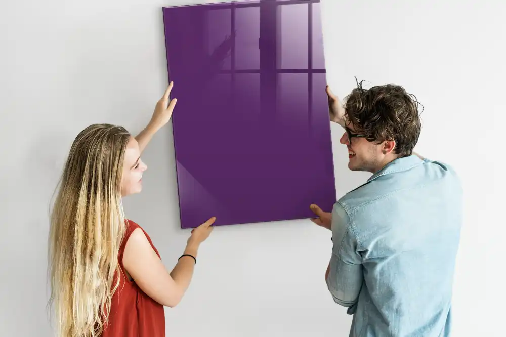 Tablă magnetică de perete violet