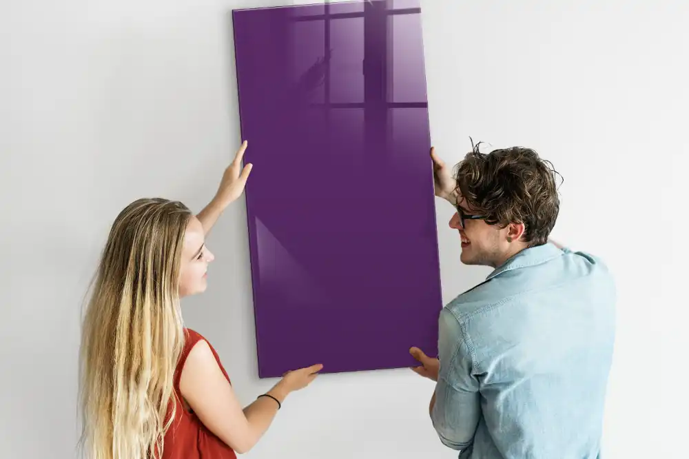 Tablă magnetică de perete violet