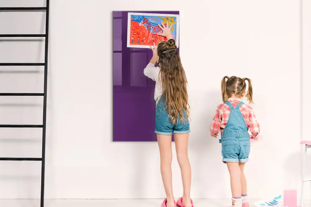 Tablă magnetică de perete violet