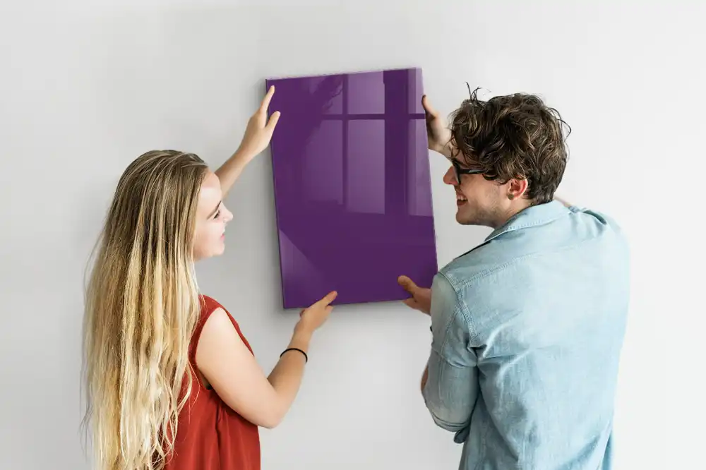 Tablă magnetică de perete violet