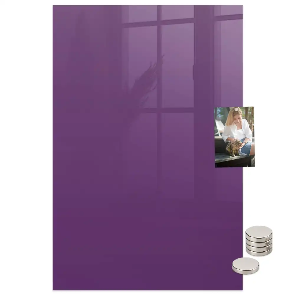 Tablă magnetică de perete violet