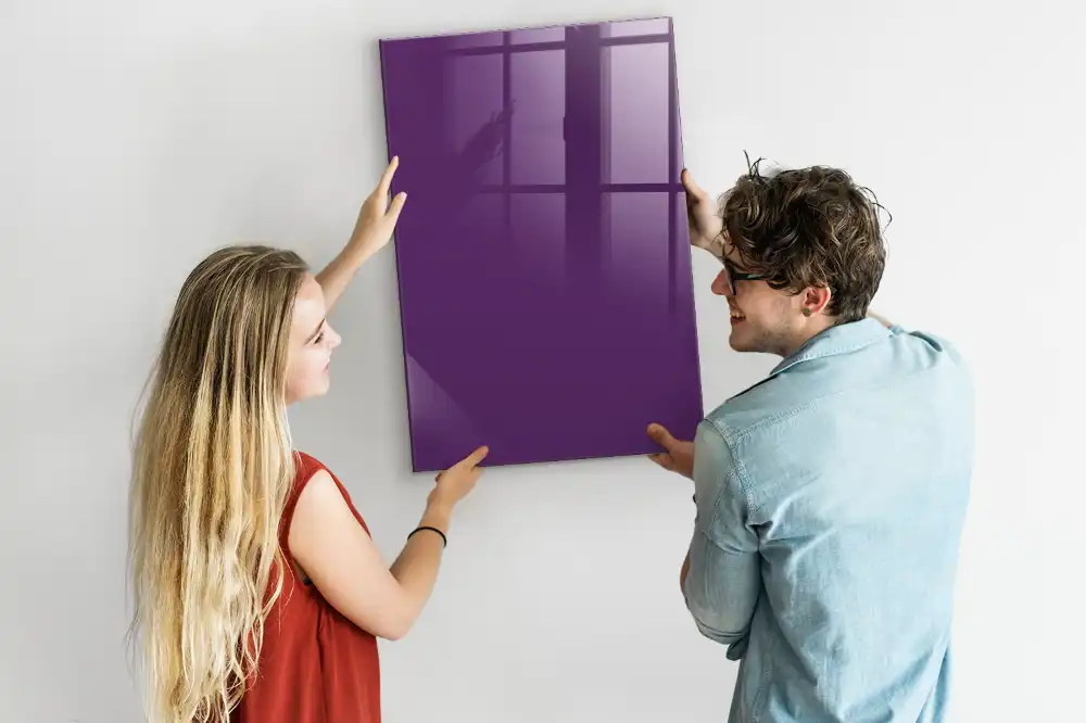 Tablă magnetică de perete violet