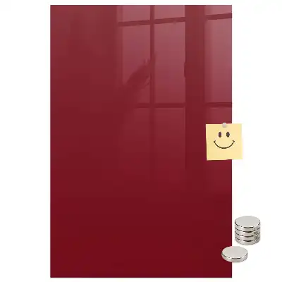 Tablă magnetică de perete culoarea burgund