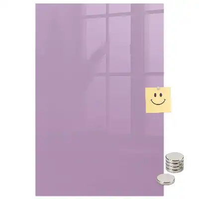 Tablă magnetică de perete în culoarea liliachiu