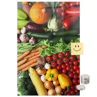 Tablă magnetică cu legume de toamnă