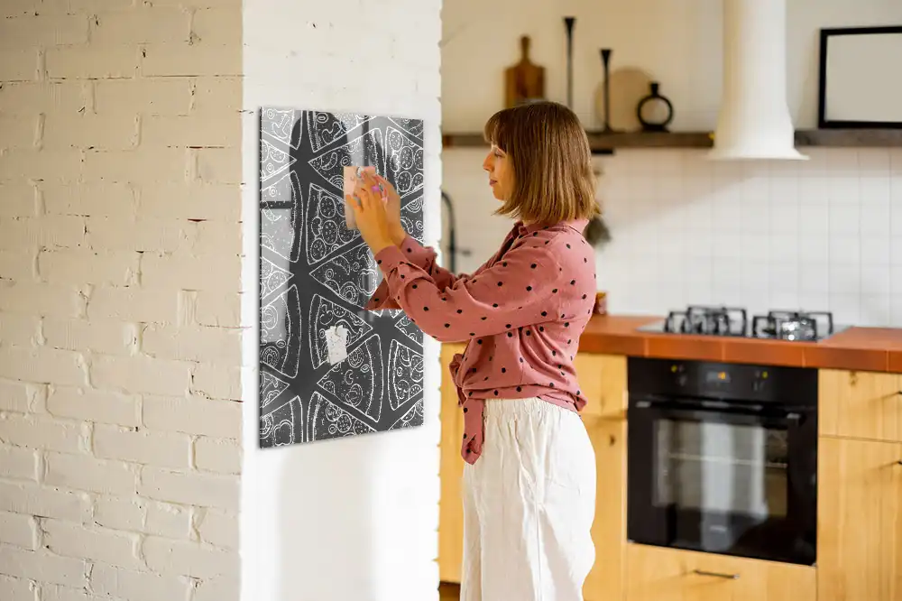 Tablă magnetică grafică cu model pizza