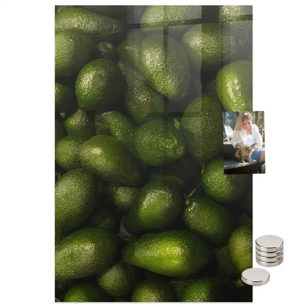 Tablă magnetică model avocado copt