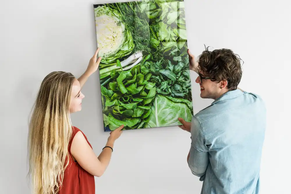 Tablă magnetică de perete cu model salată proaspătă