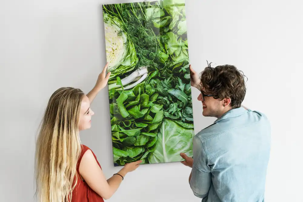 Tablă magnetică de perete cu model salată proaspătă