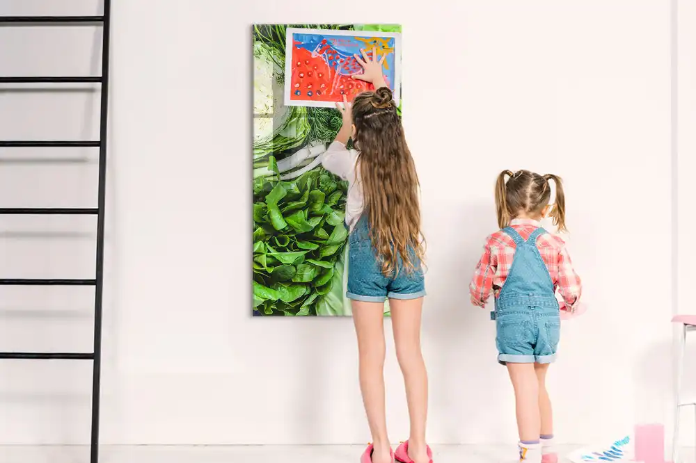 Tablă magnetică de perete cu model salată proaspătă