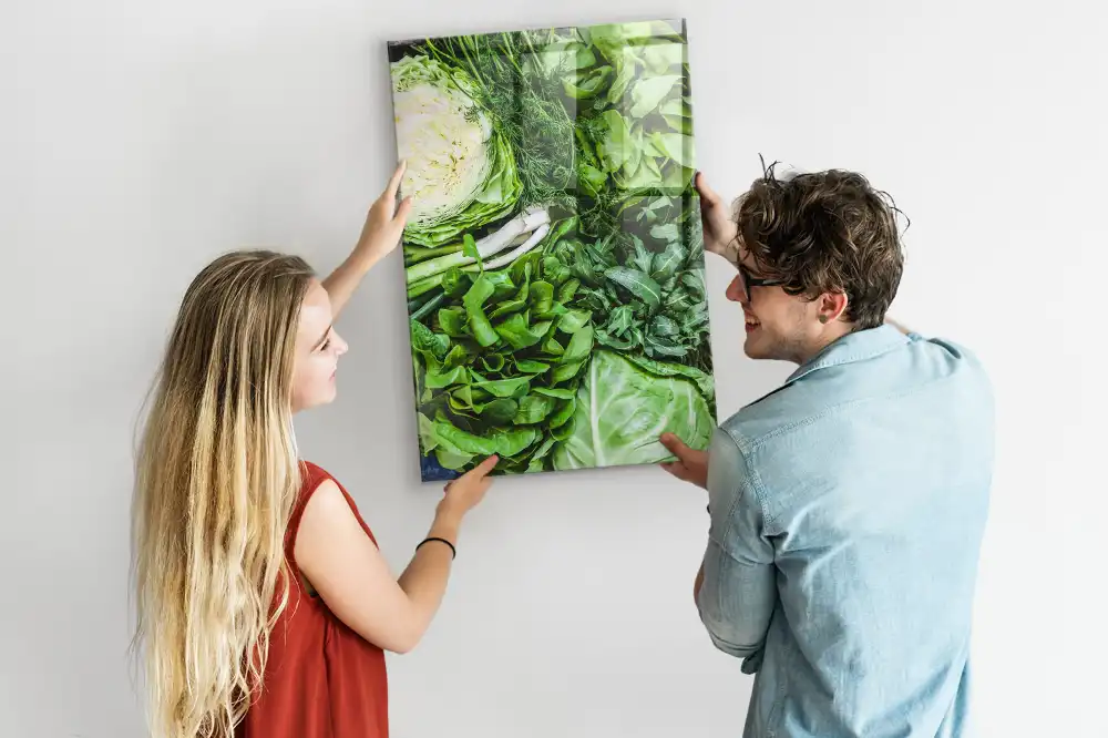 Tablă magnetică de perete cu model salată proaspătă