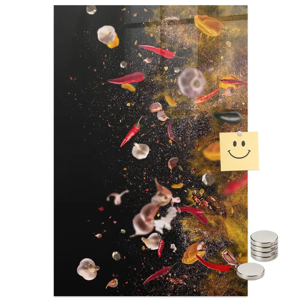 Tablă magnetică de perete Explozie de gusturi