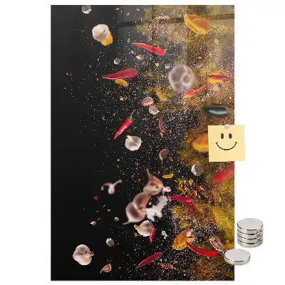Tablă magnetică de perete Explozie de gusturi