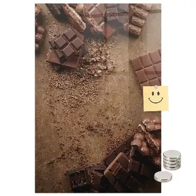 Tablă magnetică de perete în formă de tabletă de ciocolată