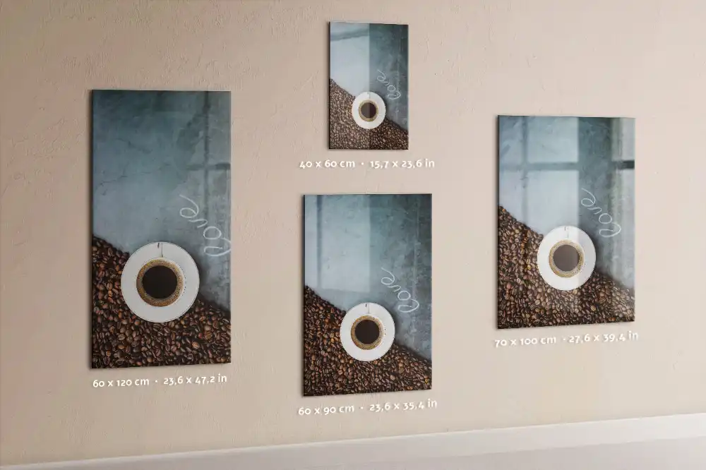 Tablă magnetică cu model de cană de cafea