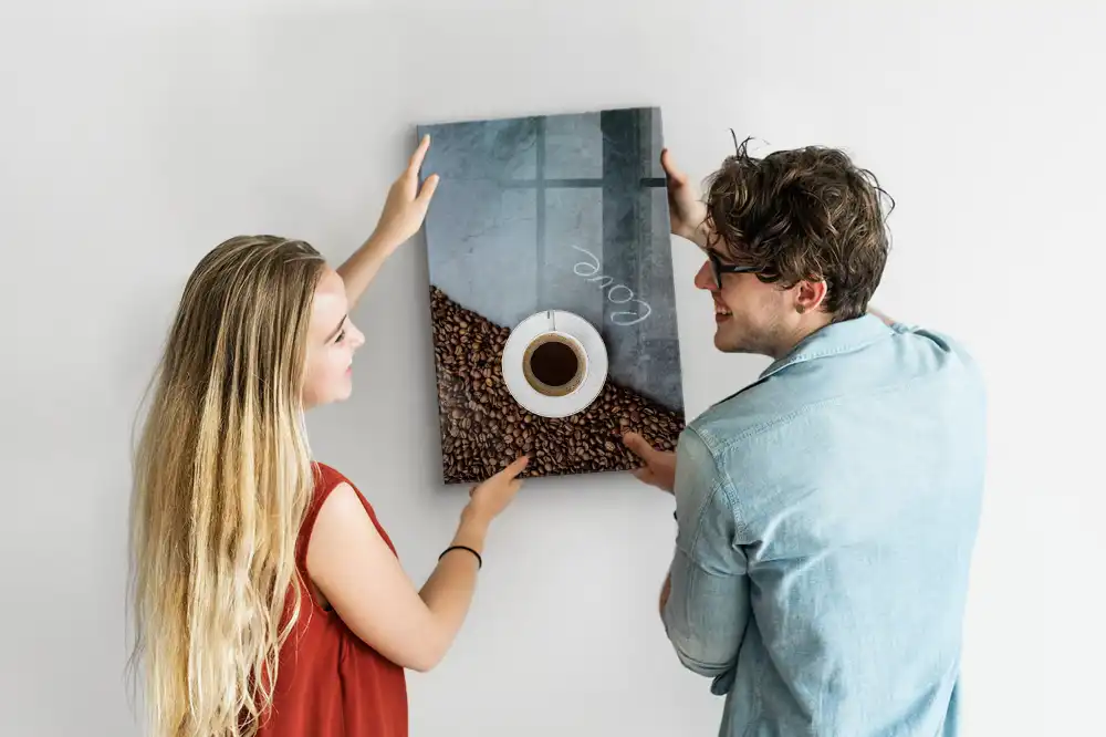 Tablă magnetică cu model de cană de cafea