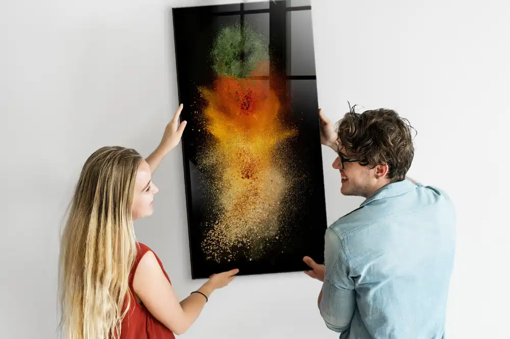 Tablă magnetică de perete cu imprimeu explozie de condimente