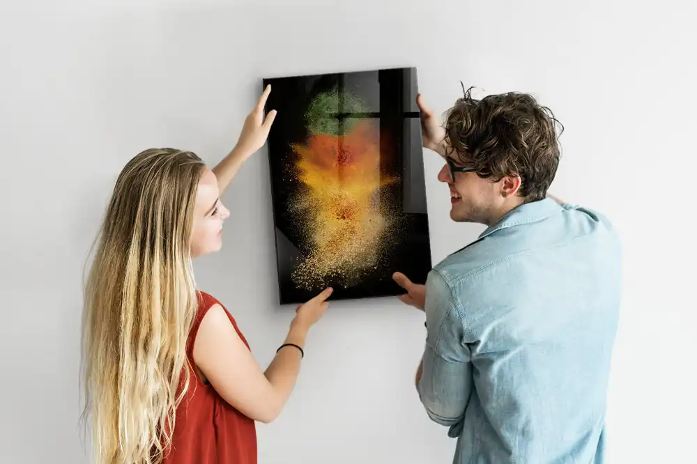 Tablă magnetică de perete cu imprimeu explozie de condimente