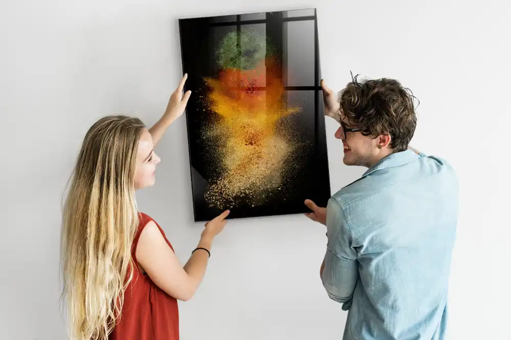 Tablă magnetică de perete cu imprimeu explozie de condimente
