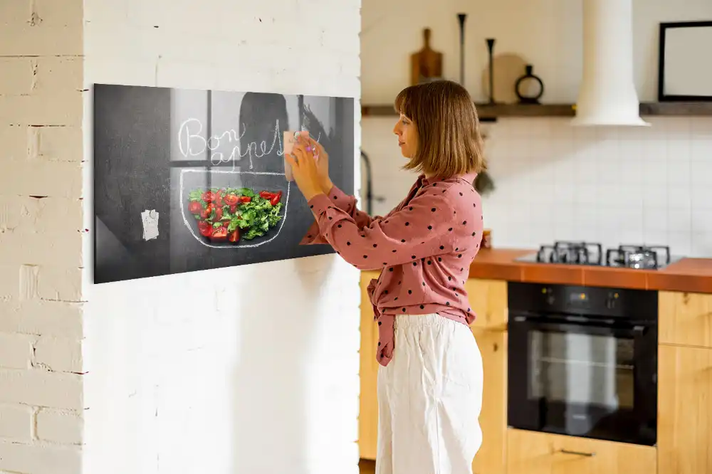 Tablă magnetică cu inscripția Bon Appétit