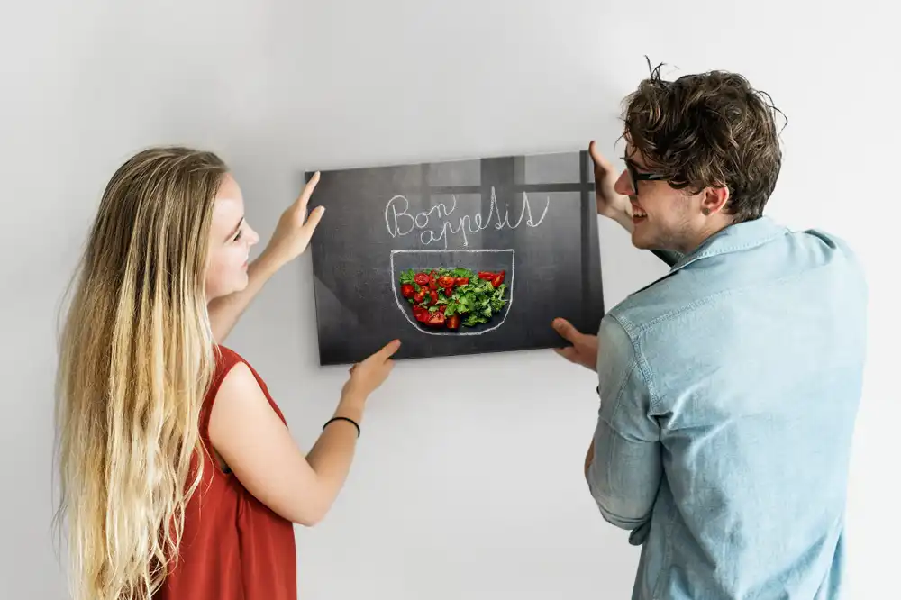 Tablă magnetică cu inscripția Bon Appétit