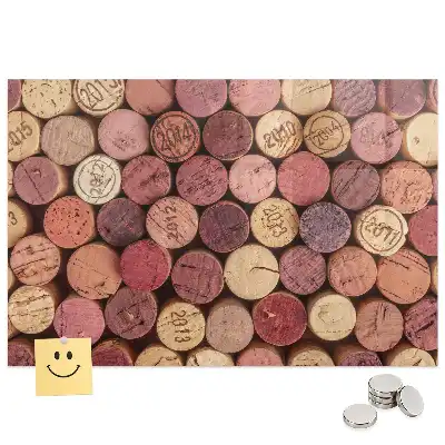 Tablă magnetică pentru capace de vin