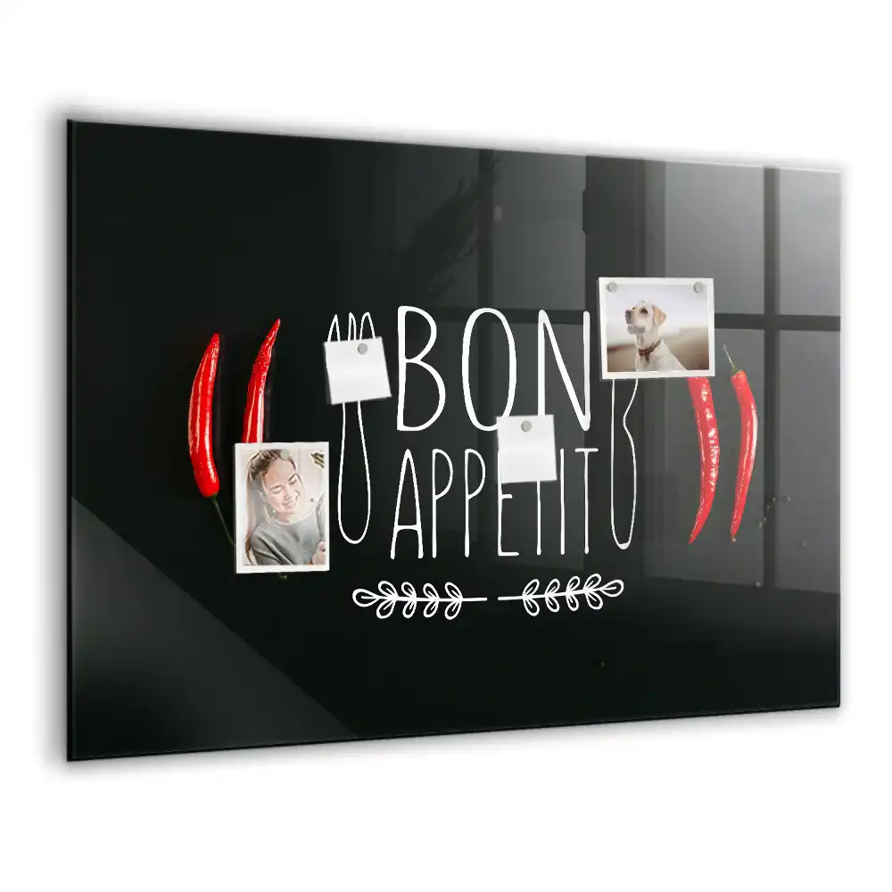 Tablă magnetică cu inscripția Bon Appétit