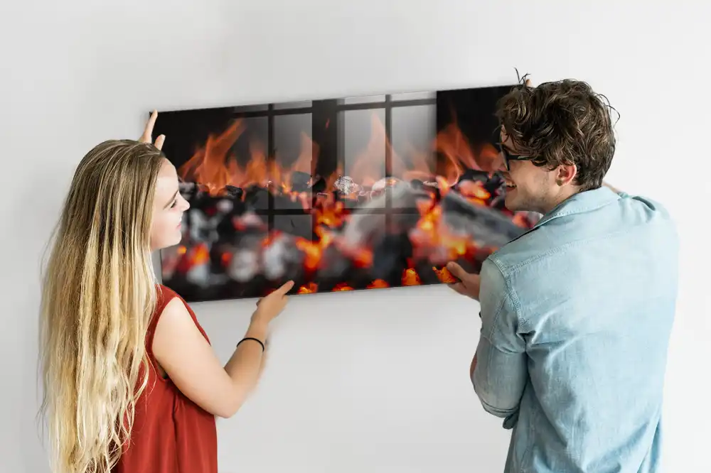 Tablă magnetică pentru grătar sau vatră de foc